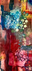 Acrylic Abstract Painting Raspberry & Jeweltones